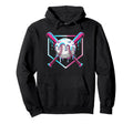 Baseball Drip Ice Cream Drip Baseball Hoodie - Novelty Apparel for Adults - T-Shirt, Sweatshirt, Hoodie