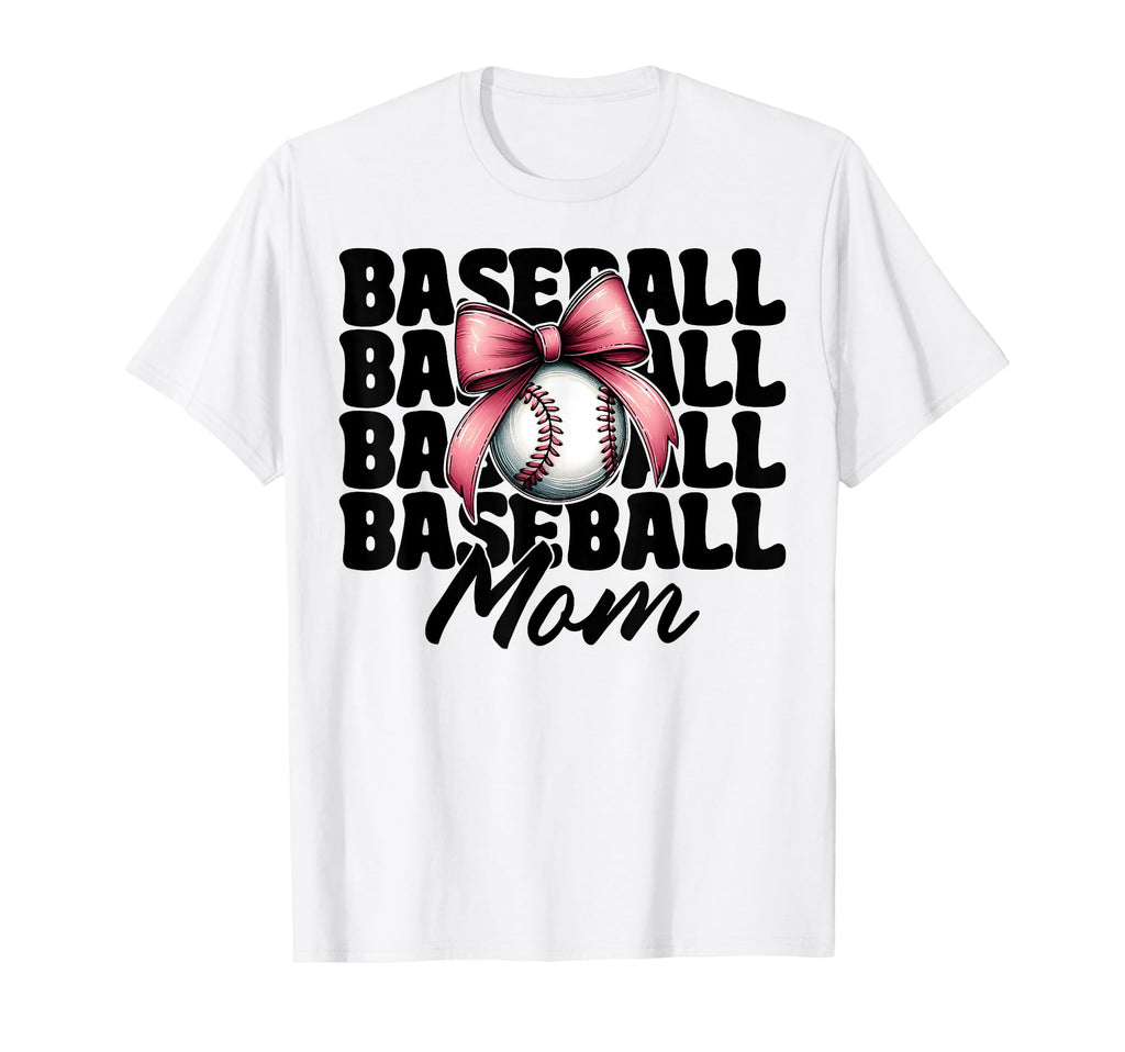 Baseball Mom Baseball Mama Mothers Day T-Shirt - Custom Art Print Unisex - T-Shirt, Sweatshirt, Hoodie
