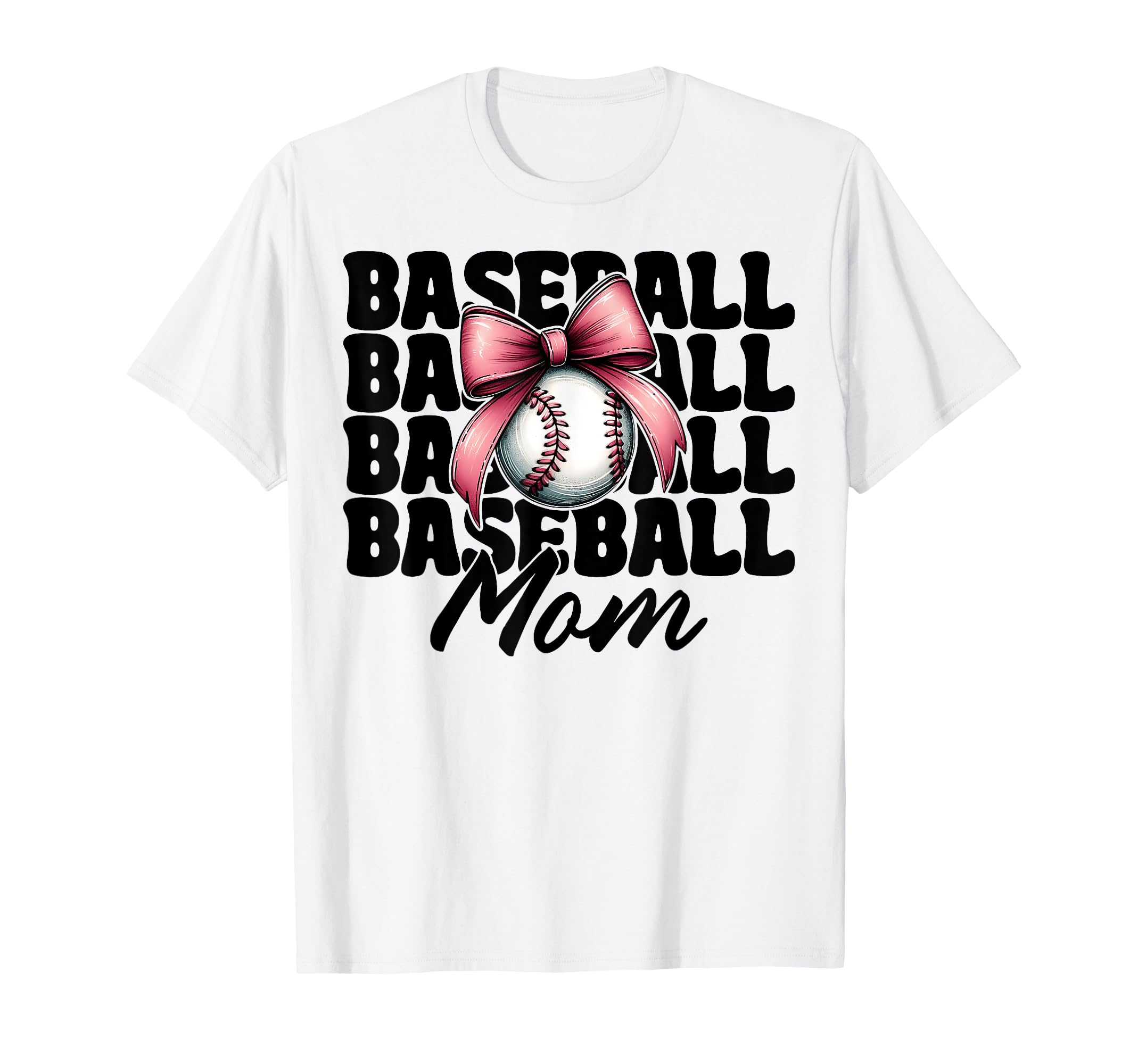 Baseball Mom Baseball Mama Mothers Day T-Shirt - Custom Art Print Unisex - T-Shirt, Sweatshirt, Hoodie