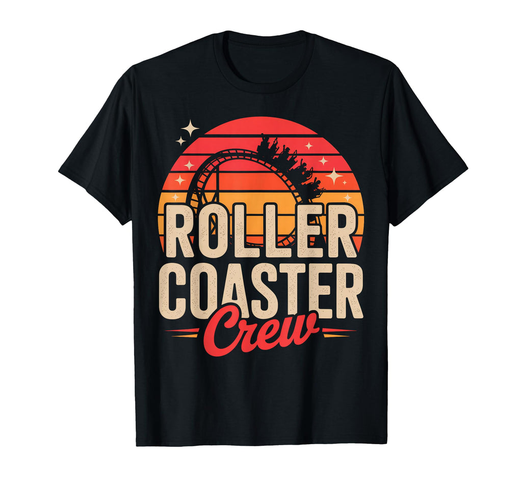 Roller Coaster Crew Theme Amusement Park T-Shirt - Graphic Print Unisex - T-Shirt, Sweatshirt, Hoodie