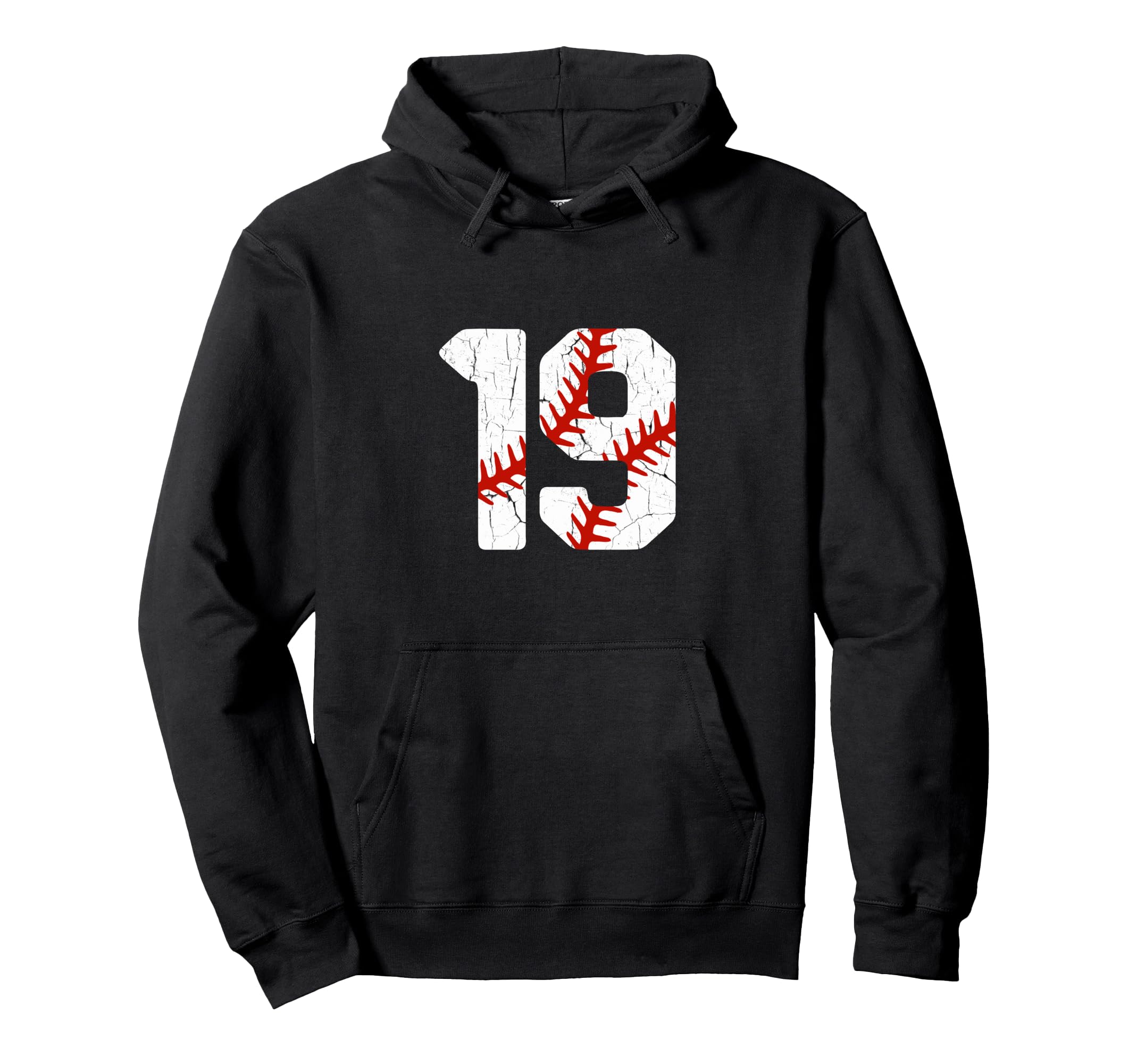 Baseball Player Jersey Number 19 19 Hoodie - Unique Graphic for Adults - T-Shirt, Sweatshirt, Hoodie