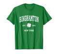 Binghamton New York Shamrock Sports T-Shirt - Streetwear Style for Adults - T-Shirt, Sweatshirt, Hoodie