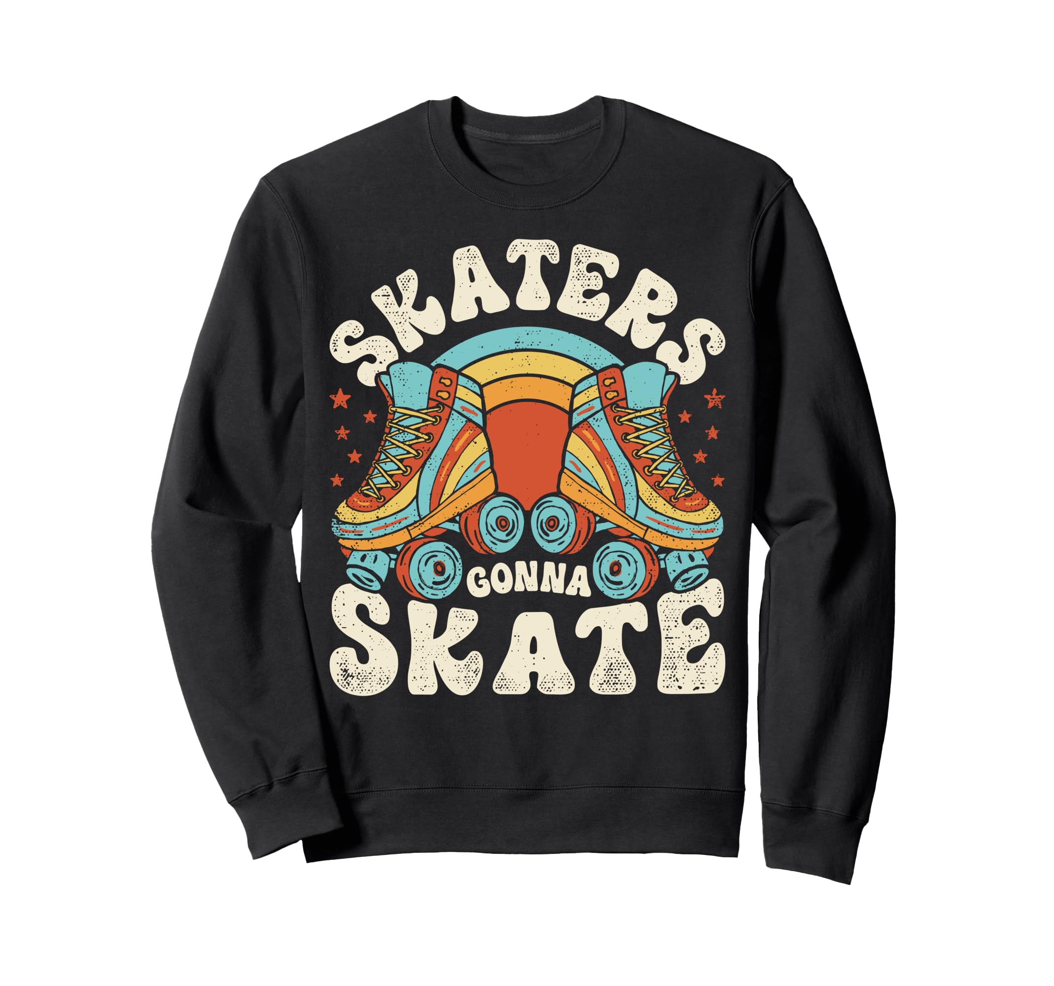 Roller Skating Funny Skaters Sweatshirt - Minimalist Print for Adults - T-Shirt, Sweatshirt, Hoodie