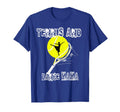 Tennis And Dance Mama Tennis Mom T-Shirt - Aesthetic Graphic Men Women - T-Shirt, Sweatshirt, Hoodie