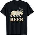 Bear+Deer=Beer Funny T's - Adult & Kids T-Shirts, Sweatshirts & Hoodies apparel design preview 1