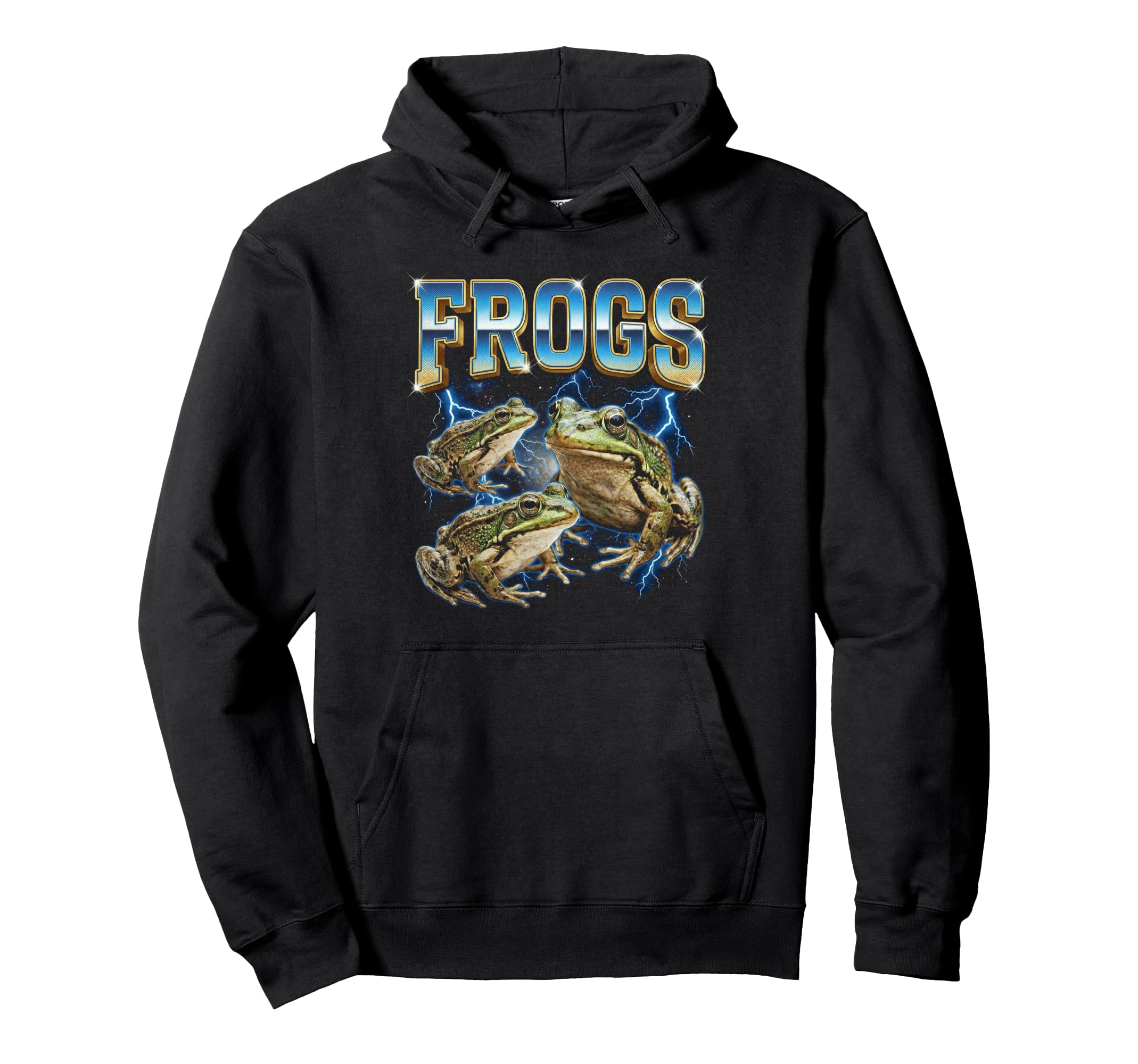 Frogs 80S Funny Amphibian Frog 90S Hoodie - Casual Everyday Wear Unisex - T-Shirt, Sweatshirt, Hoodie