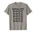 6 4 3 2 Baseball Math Softball Game T-Shirt - Trendy Graphic for Adults - T-Shirt, Sweatshirt, Hoodie