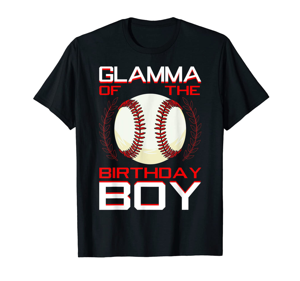 Glamma Birthday Baseball Theme Bday T-Shirt - Minimalist Print for Adults - T-Shirt, Sweatshirt, Hoodie