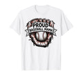 Proud Baseball Mama Moms T-Shirt - Unique Graphic Men Women - T-Shirt, Sweatshirt, Hoodie
