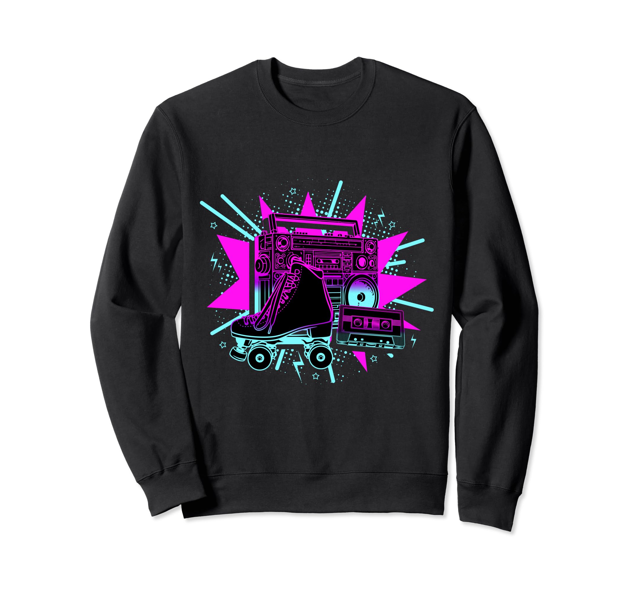 Roller Skates Fun Skating Lifestyle Sweatshirt - Trendy Graphic Unisex - T-Shirt, Sweatshirt, Hoodie