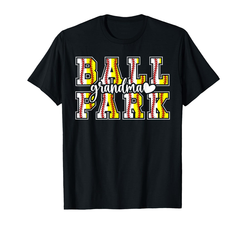 Ballpark Grandma Softball Baseball T-Shirt - Novelty Apparel for Adults - T-Shirt, Sweatshirt, Hoodie