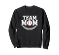 Baseball And Softball Team Mom Sweatshirt - Minimalist Print Men Women - T-Shirt, Sweatshirt, Hoodie
