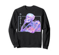 Floral Skeleton Pastel Goth Japanese Sweatshirt - Streetwear Style Unisex - T-Shirt, Sweatshirt, Hoodie