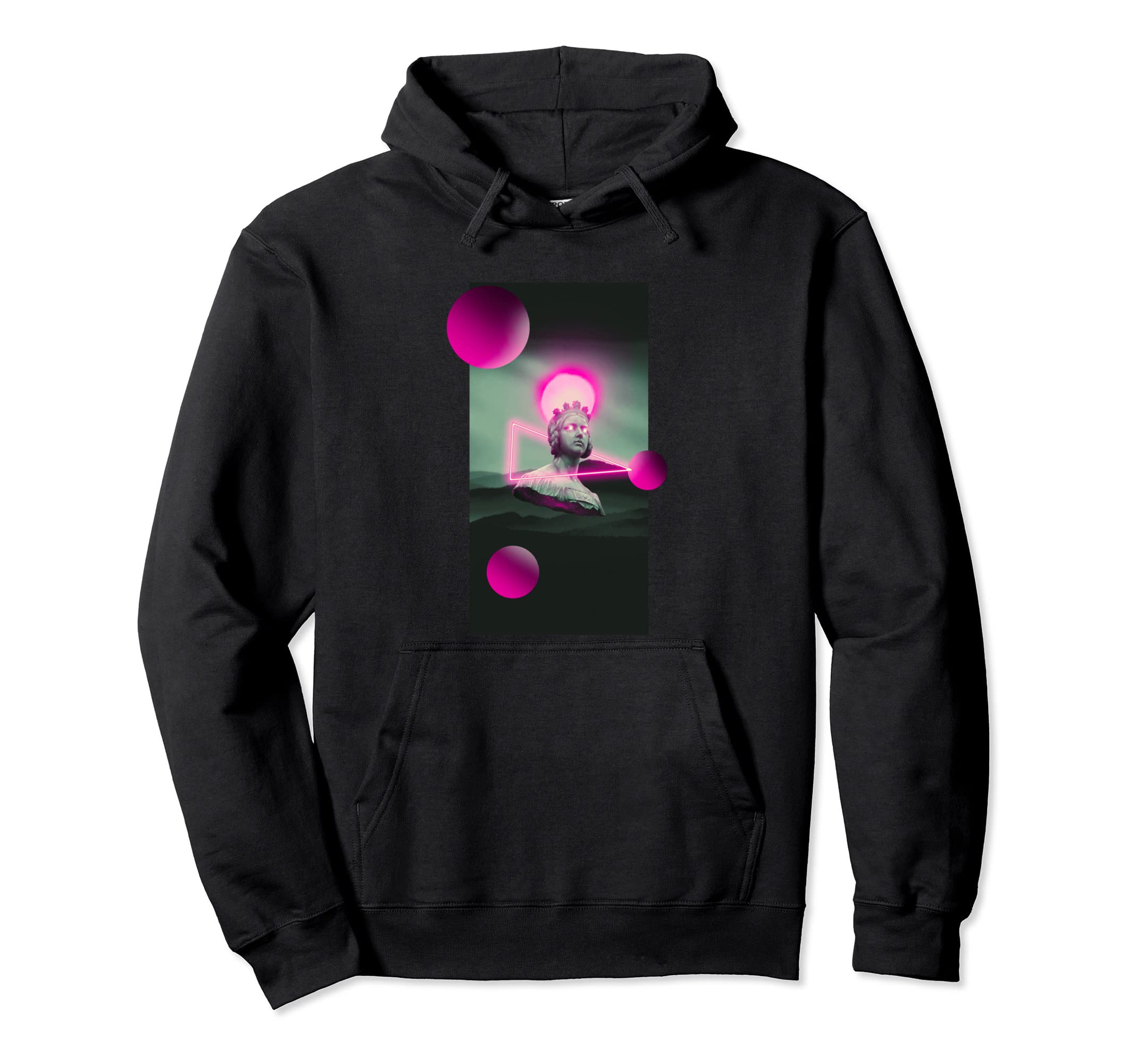 Aesthetic Vaporwave Synthwave Retrowave Hoodie - Graphic Print for Adults - T-Shirt, Sweatshirt, Hoodie