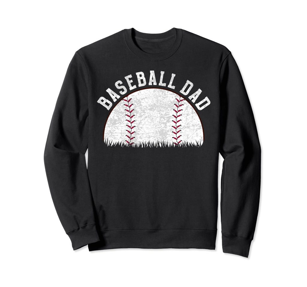 Baseball Father Mens Softball Sweatshirt - Minimalist Print Men Women - T-Shirt, Sweatshirt, Hoodie