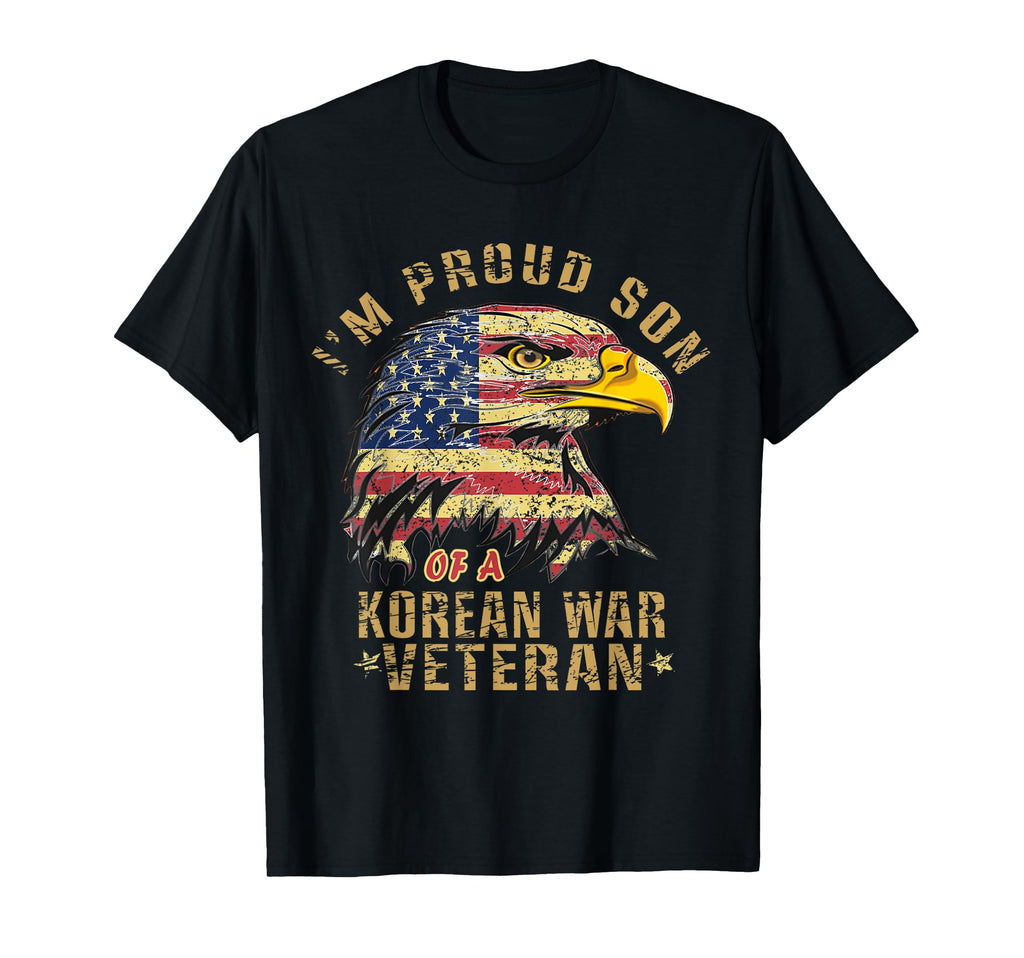 Proud Son Korean War Veteran T-Shirt - Streetwear Style for Adults - T-Shirt, Sweatshirt, Hoodie