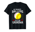 My Favorite Ballers Calls Me Grandma T-Shirt - Aesthetic Graphic Men Women - T-Shirt, Sweatshirt, Hoodie