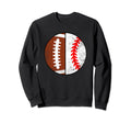 Football Baseball Player Funny Sweatshirt - Minimalist Print for Adults - T-Shirt, Sweatshirt, Hoodie