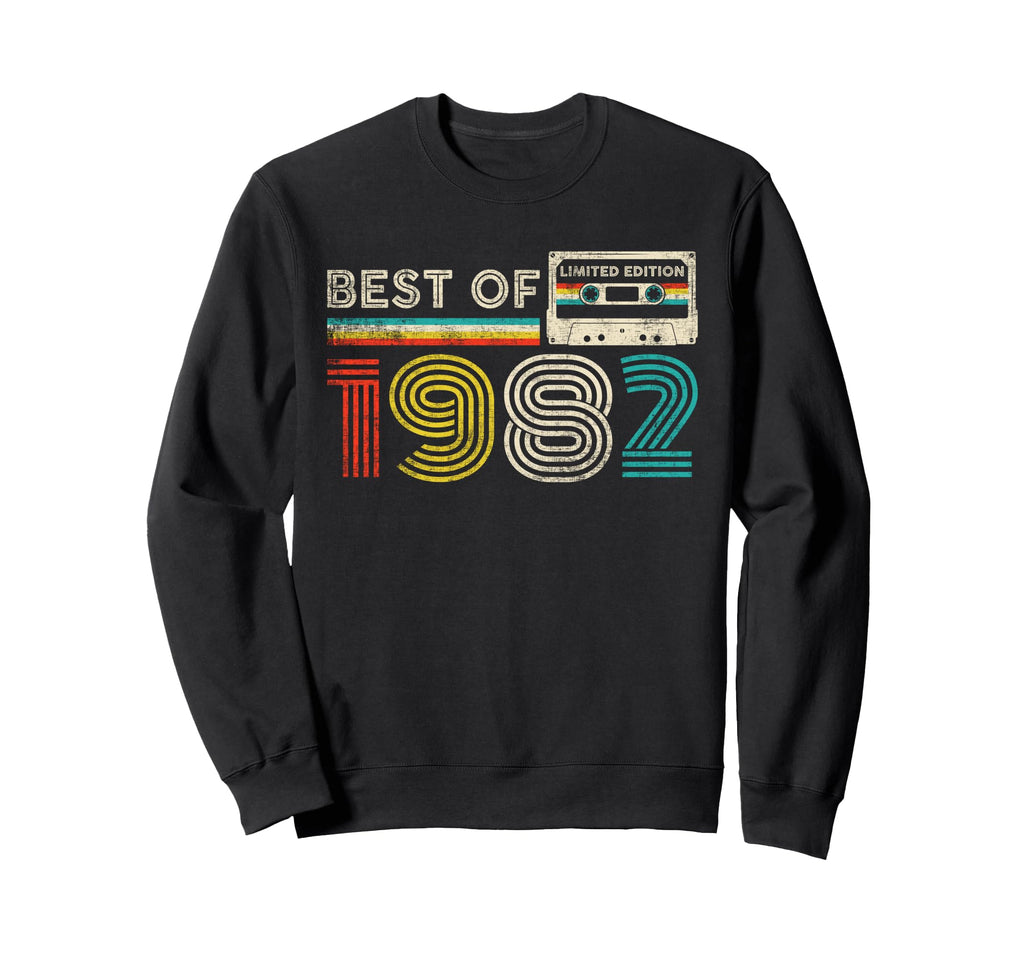 Best 1982 Birthday 1982 Cassette Tape Sweatshirt - Custom Art Print Unisex - T-Shirt, Sweatshirt, Hoodie