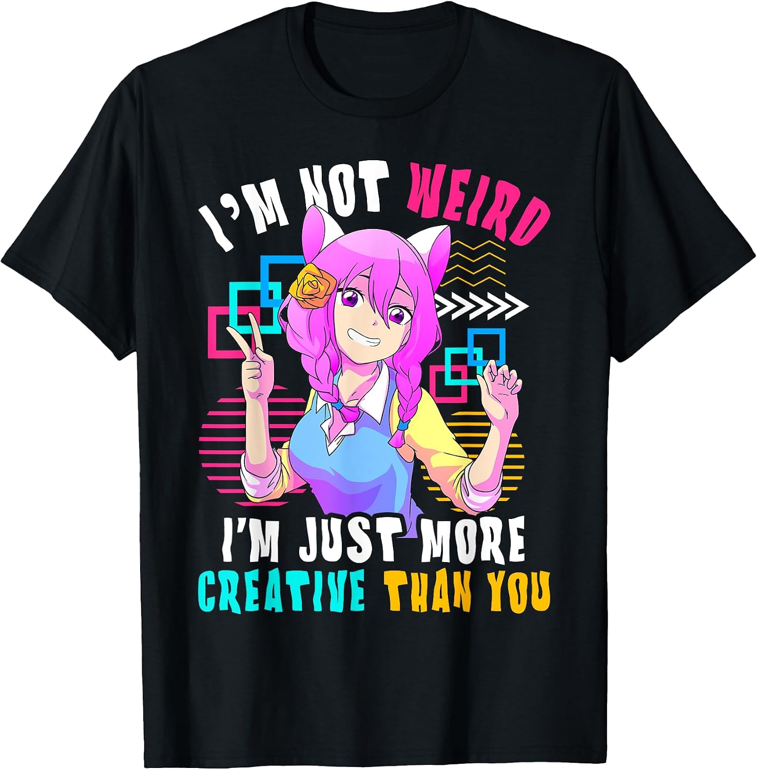 I'm Not Weird Just More Creative Than You - Adult & Kids T-Shirts, Sweatshirts & Hoodies apparel design preview 1