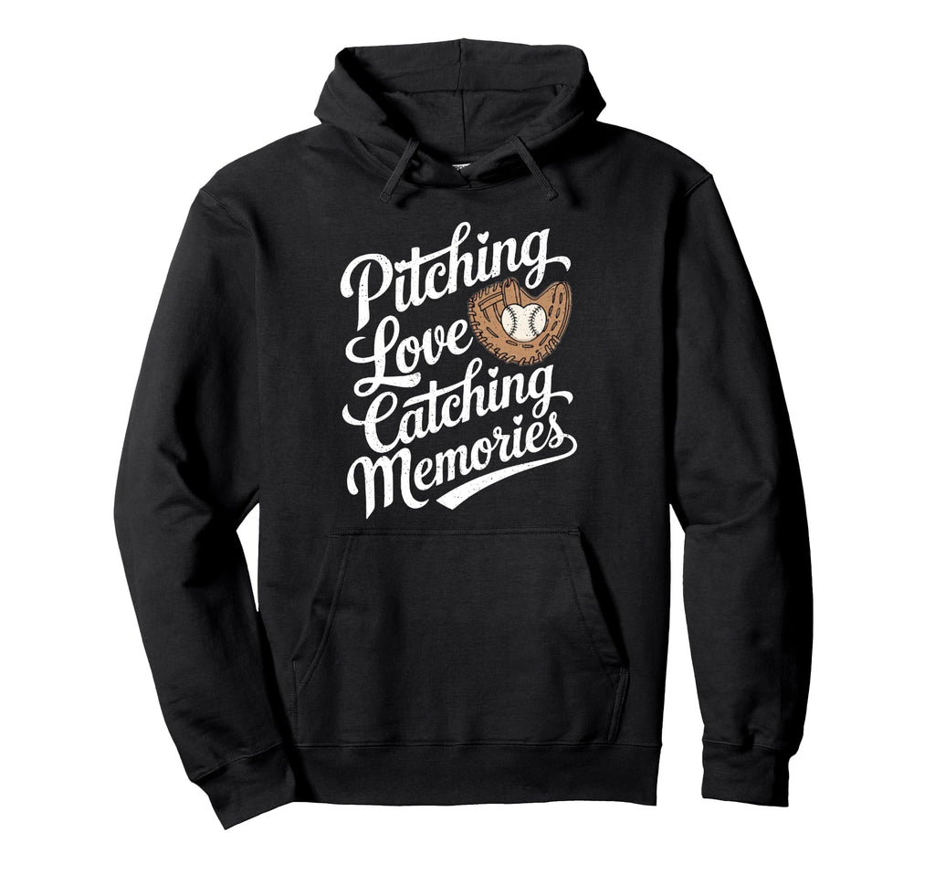 Pitching Love Catching Memories Hoodie - Streetwear Style Men Women - T-Shirt, Sweatshirt, Hoodie