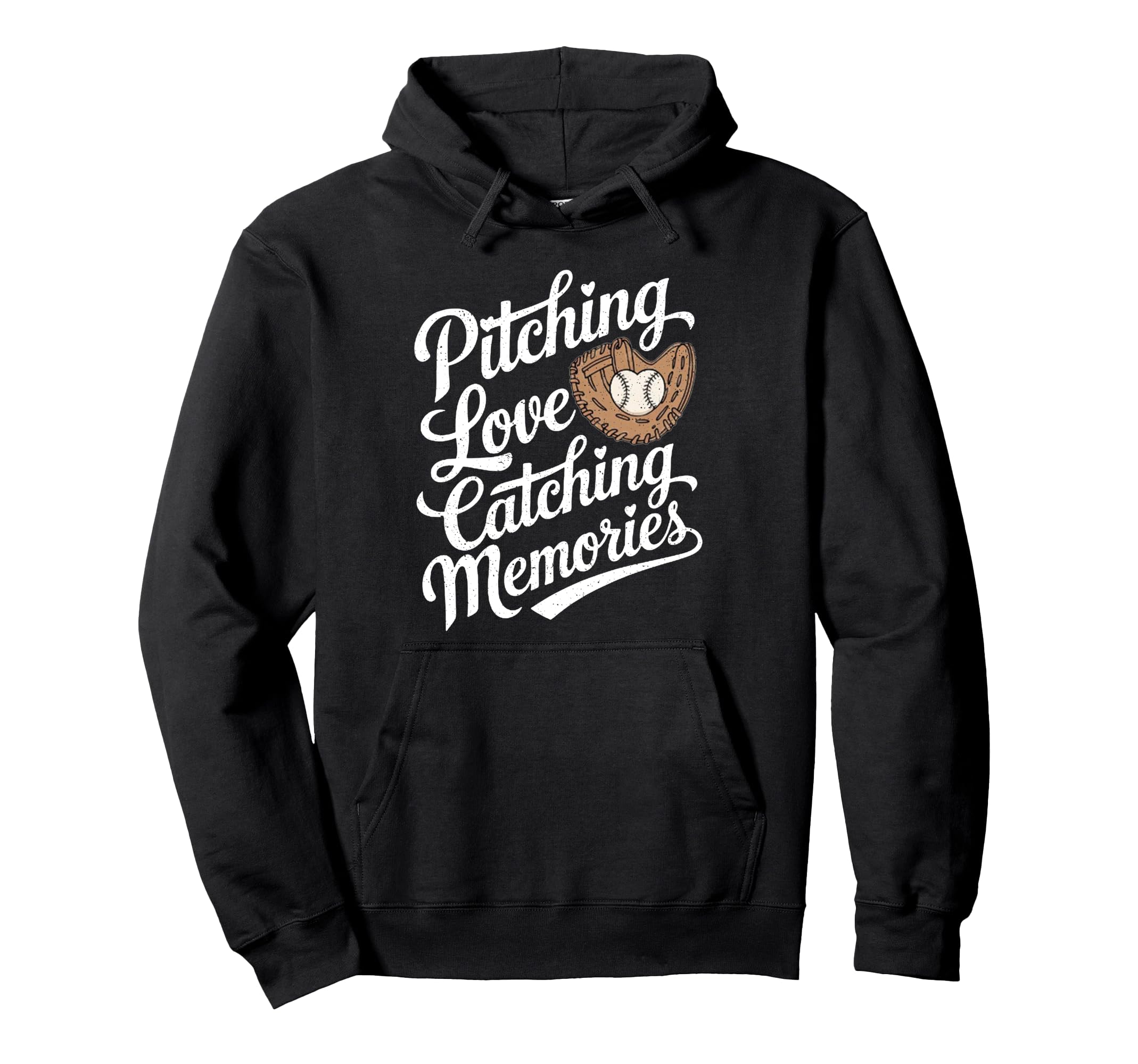 Pitching Love Catching Memories Hoodie - Streetwear Style Men Women - T-Shirt, Sweatshirt, Hoodie