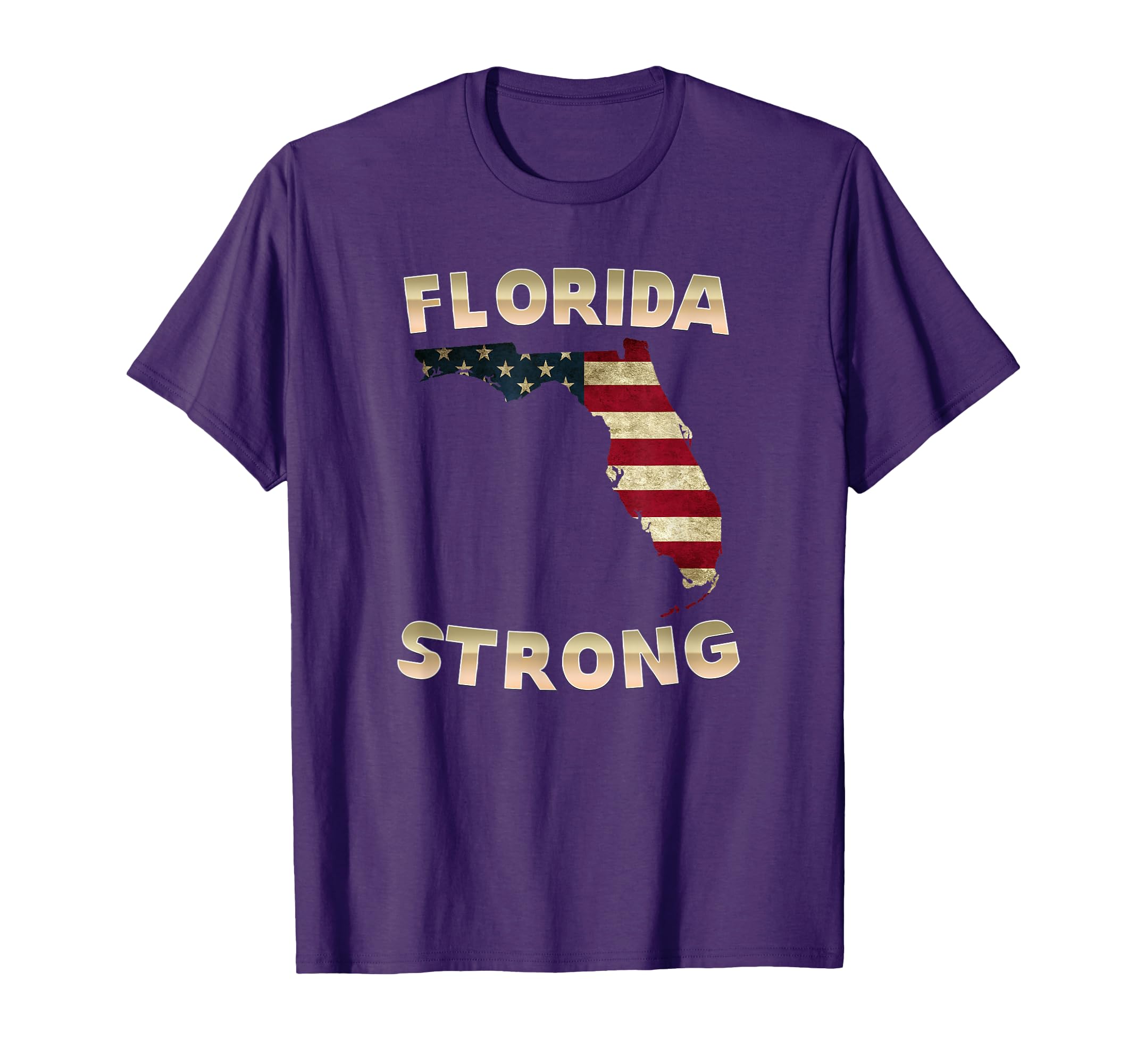 Florida Strong American Flag Fl Flags T-Shirt - Unique Graphic Men Women - T-Shirt, Sweatshirt, Hoodie