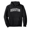 Houston Texas Tx Varsity Sports Text Hoodie - Aesthetic Graphic Unisex - T-Shirt, Sweatshirt, Hoodie