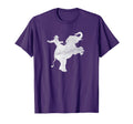 Cowboy Riding Elephant Distressed T-Shirt - Custom Art Print Men Women - T-Shirt, Sweatshirt, Hoodie