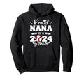 Proud Nana 2024 Senior Funny Baseball 2024 Hoodie - Unique Graphic Unisex - T-Shirt, Sweatshirt, Hoodie