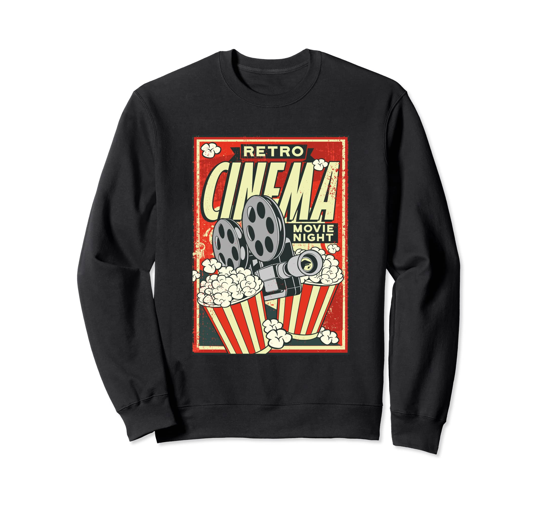 Cinema Film Camera Hollywood Sweatshirt - Novelty Apparel Unisex - T-Shirt, Sweatshirt, Hoodie