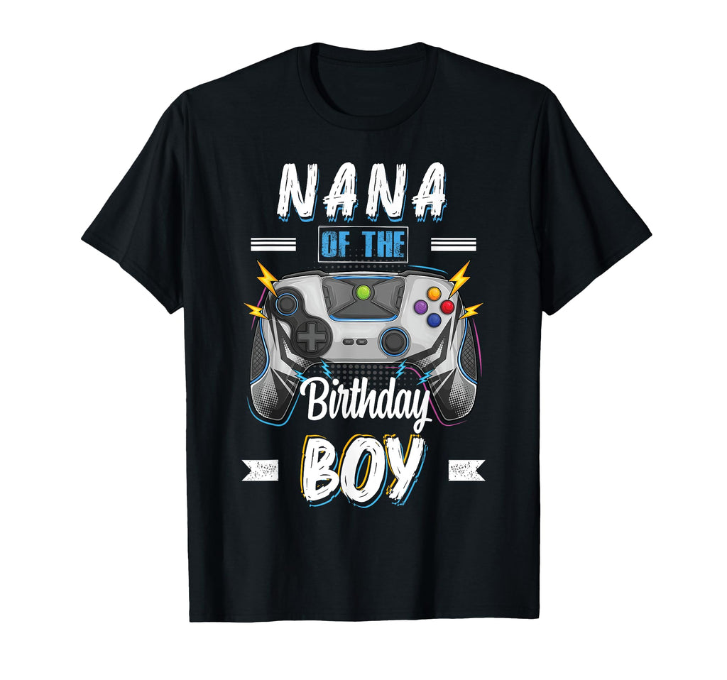 Nana Birthday Matching Family Video T-Shirt - Graphic Print Men Women - T-Shirt, Sweatshirt, Hoodie