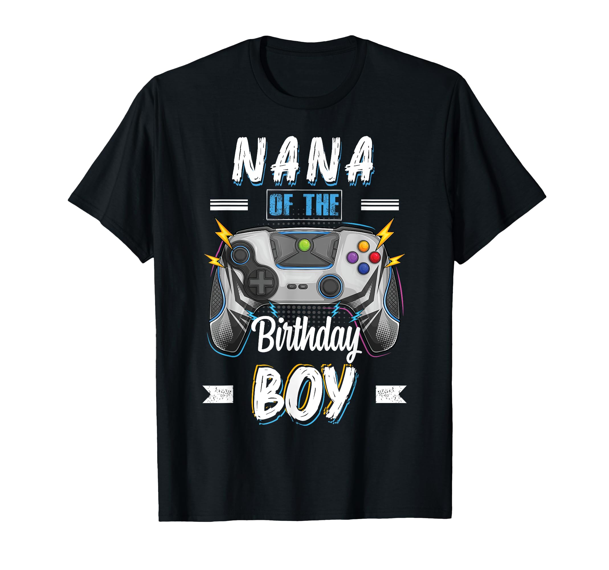 Nana Birthday Matching Family Video T-Shirt - Graphic Print Men Women - T-Shirt, Sweatshirt, Hoodie