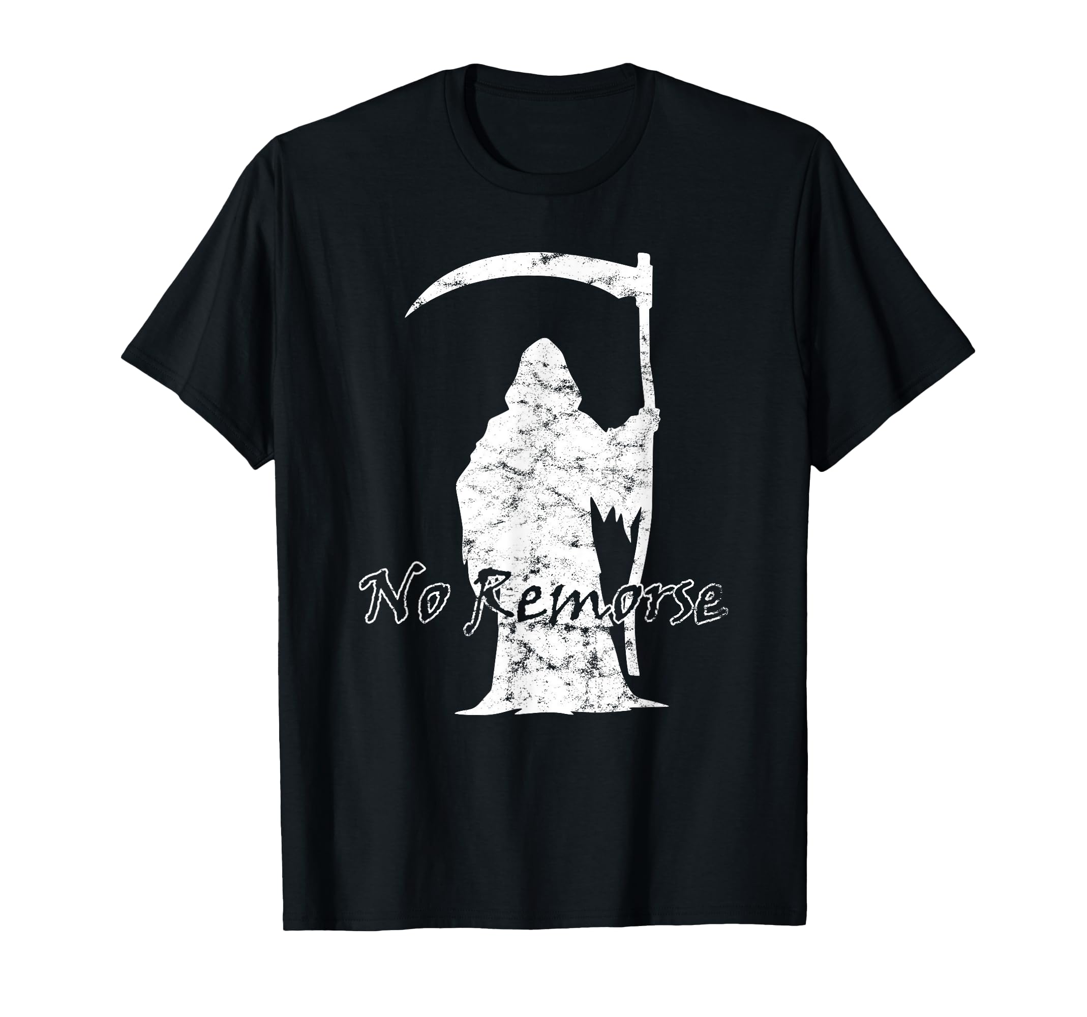 Grim Reaper No Remorse Grunge Gothic T-Shirt - Aesthetic Graphic Men Women - T-Shirt, Sweatshirt, Hoodie