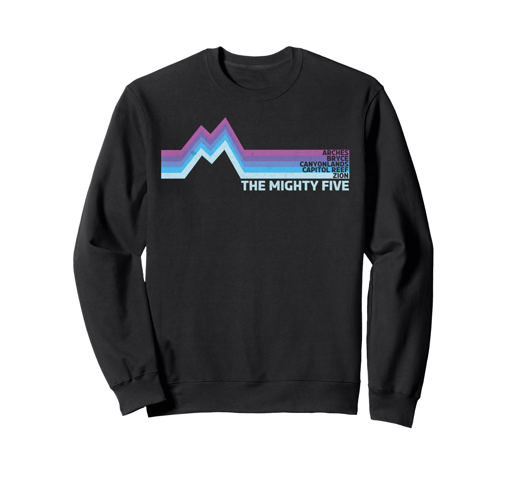 Utahs Mighty Five National Sweatshirt - Casual Everyday Wear for Adults - T-Shirt, Sweatshirt, Hoodie
