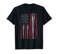 Usa American Flag Baseball Red White T-Shirt - Graphic Print Men Women - T-Shirt, Sweatshirt, Hoodie