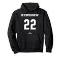 Clayton Kershaw 22 Mlbpa Los Angeles Hoodie - Fun Novelty Design Unisex - T-Shirt, Sweatshirt, Hoodie
