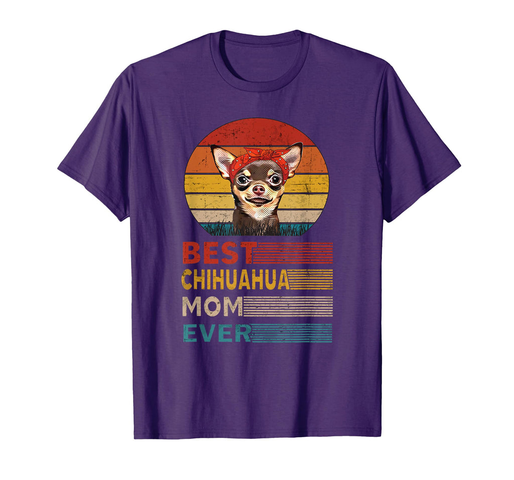 Best Chihuahua Mom Ever Sunset T-Shirt - Fun Novelty Design Unisex - T-Shirt, Sweatshirt, Hoodie