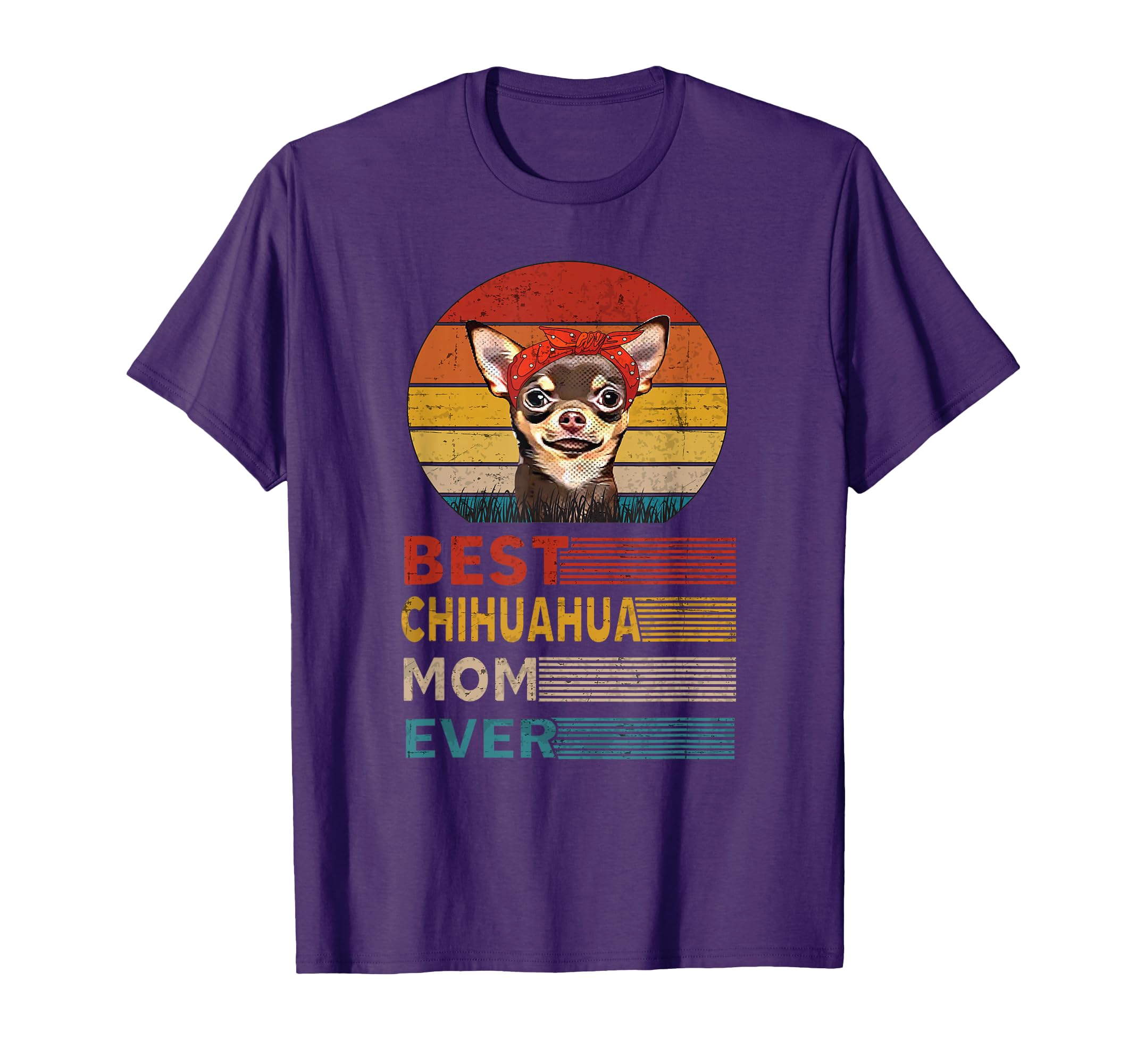 Best Chihuahua Mom Ever Sunset T-Shirt - Fun Novelty Design Unisex - T-Shirt, Sweatshirt, Hoodie