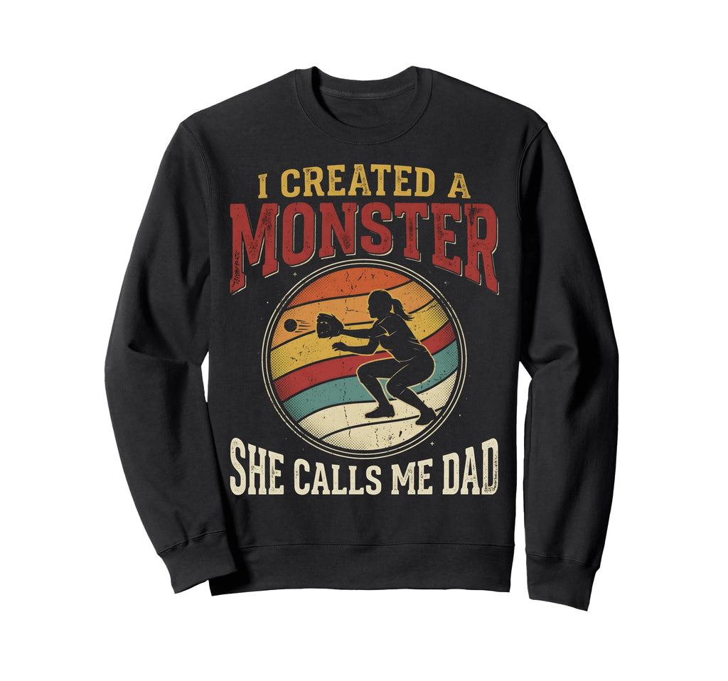I Created Monster She Call Me Dad Sweatshirt - Aesthetic Graphic Unisex - T-Shirt, Sweatshirt, Hoodie