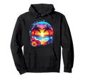 Summer Vacation Beach Palm Trees Hoodie - Fun Novelty Design Unisex - T-Shirt, Sweatshirt, Hoodie