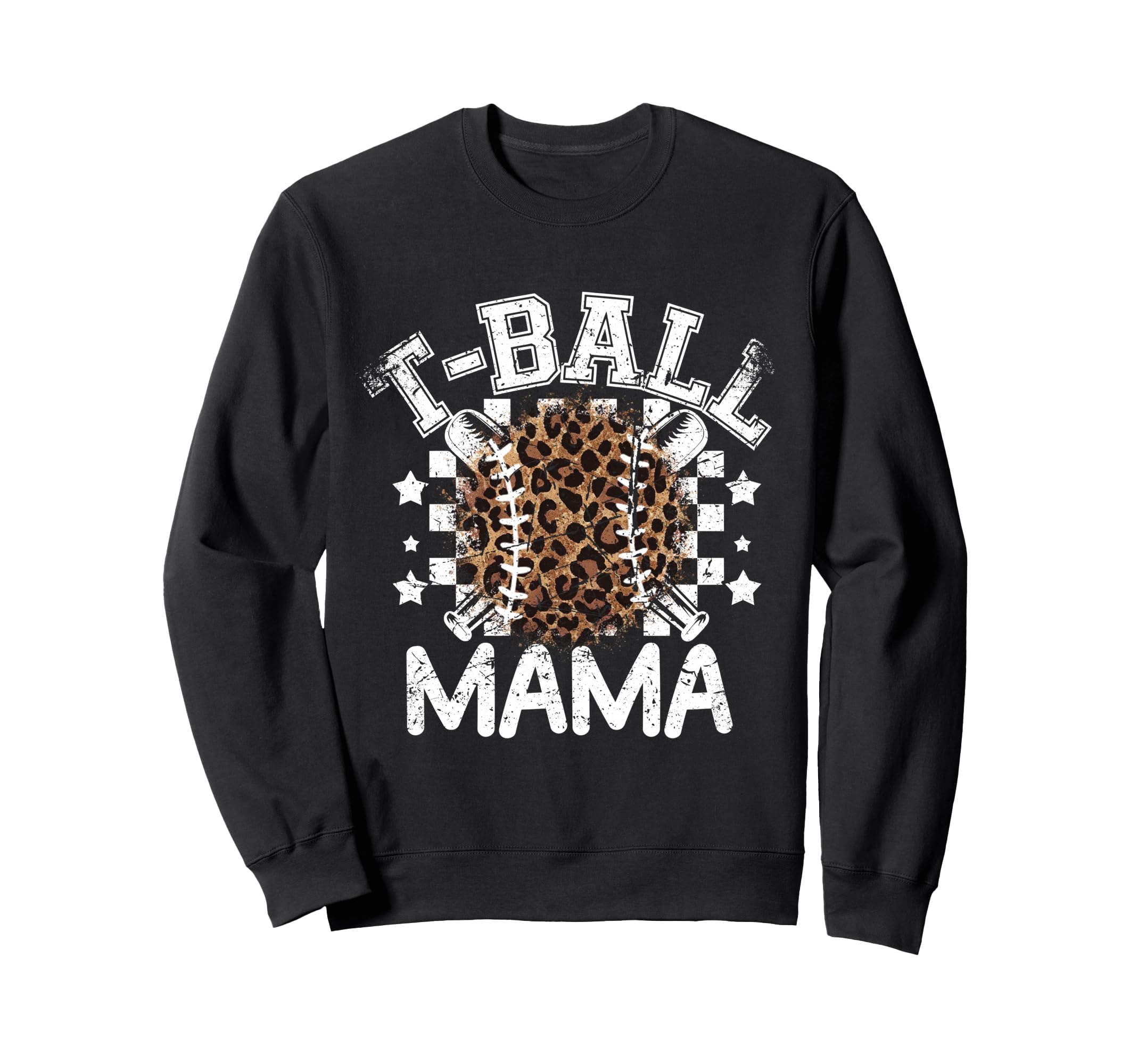 T Ball Teeball Mama Leopard Cheetah Sweatshirt - Fun Novelty Design Unisex - T-Shirt, Sweatshirt, Hoodie