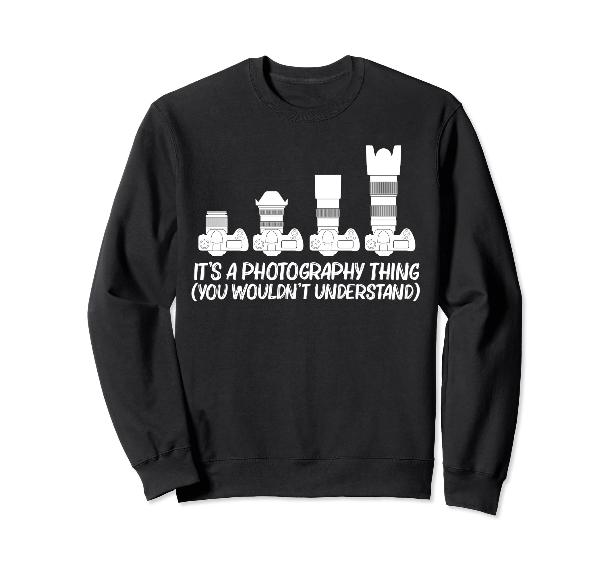 Photography Art Photographer Sweatshirt - Minimalist Print for Adults - T-Shirt, Sweatshirt, Hoodie