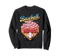 Ice Cream Baseball Mama Sports Sweatshirt - Casual Everyday Wear Men Women - T-Shirt, Sweatshirt, Hoodie
