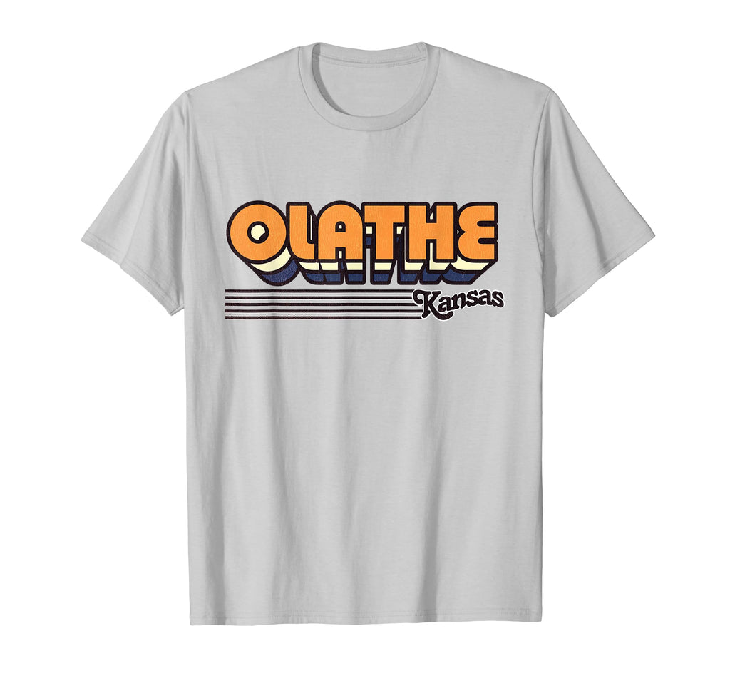 Olathe Kansas Stripes T-Shirt - Aesthetic Graphic Unisex - T-Shirt, Sweatshirt, Hoodie