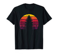 Pine Tree Silhouette Sunset Distressed T-Shirt - Trendy Graphic Unisex - T-Shirt, Sweatshirt, Hoodie