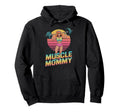 Anime Muscle Mommy Weightlifting Hoodie - Streetwear Style for Adults - T-Shirt, Sweatshirt, Hoodie