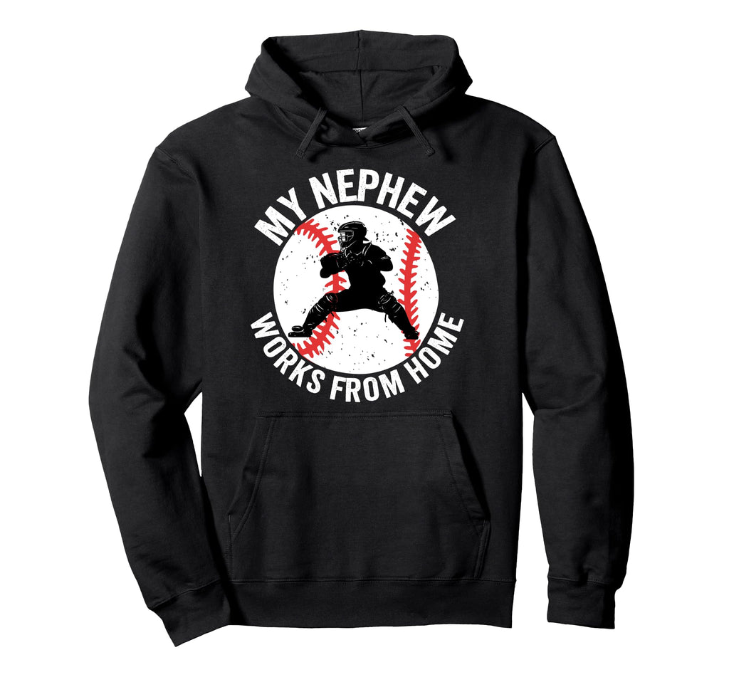 Baseball Catcher Uncle Funny Uncle Hoodie - Custom Art Print for Adults - T-Shirt, Sweatshirt, Hoodie