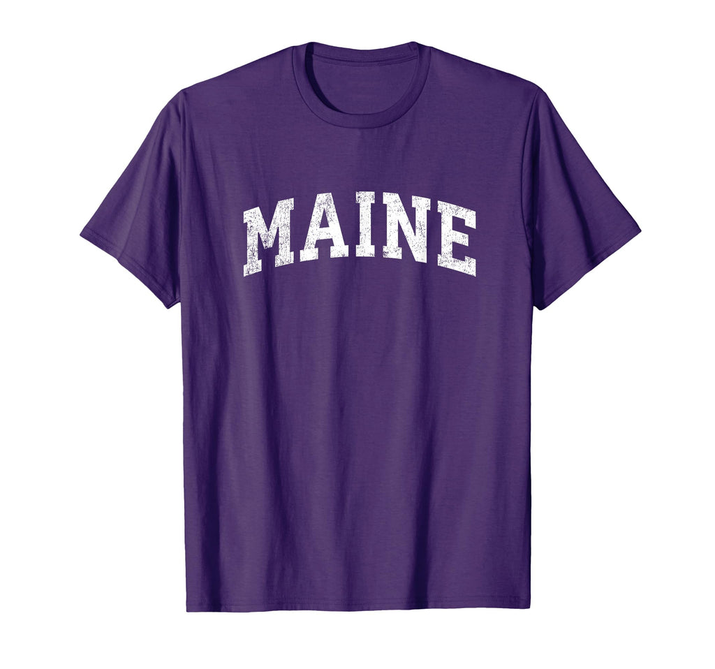 Maine Varsity Sports Text T-Shirt - Graphic Print for Adults - T-Shirt, Sweatshirt, Hoodie