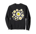 Flower Power Smile Face Flower Happy Sweatshirt - Aesthetic Graphic Unisex - T-Shirt, Sweatshirt, Hoodie